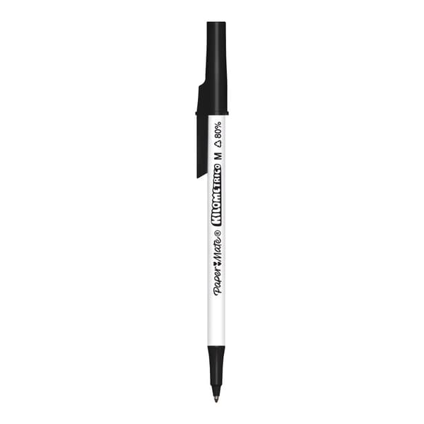 Paper-Mate Kilometrico Kulspetspenna Svart 8st 2187678