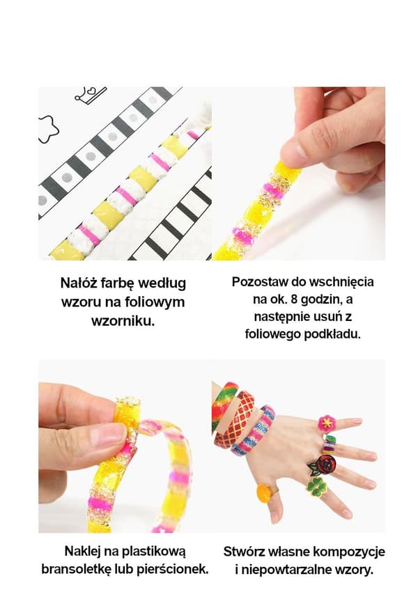 AMOS GD10P10 IJ JEWELRY lasimaalausmaalit - 10,5ml x 10 väriä + tarvikkeet 170-2102