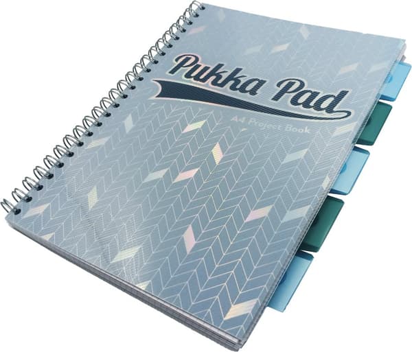 Pukka Project Glee Book A4 Notebook Grid Vaaleansininen 3006-GLE(SQ)