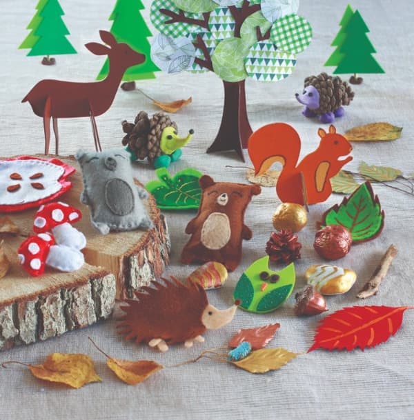 Koristehuopa 20x30cm, 1,5mm /5 arkkia/ Forest Happy Color HA 7120 2030-FOREST
