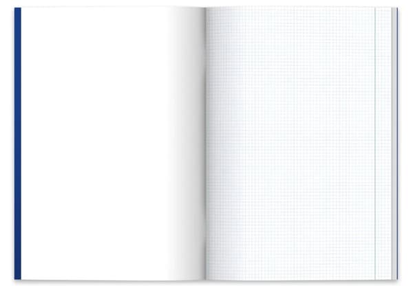 A4/60k notebook Herlitz PP Colors FSC-rutnät