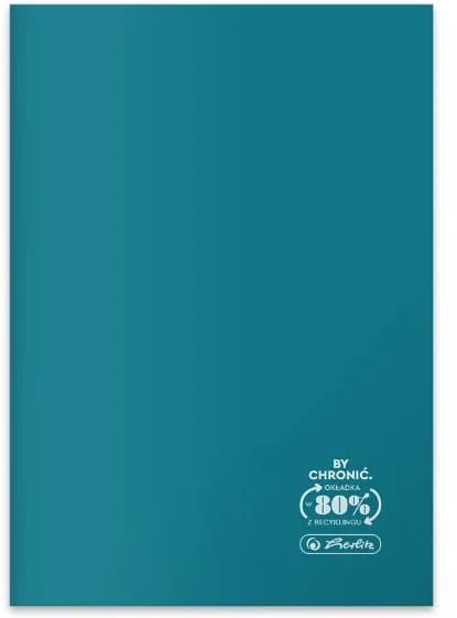 A4/60k notebook Herlitz PP Colors FSC-rutnät