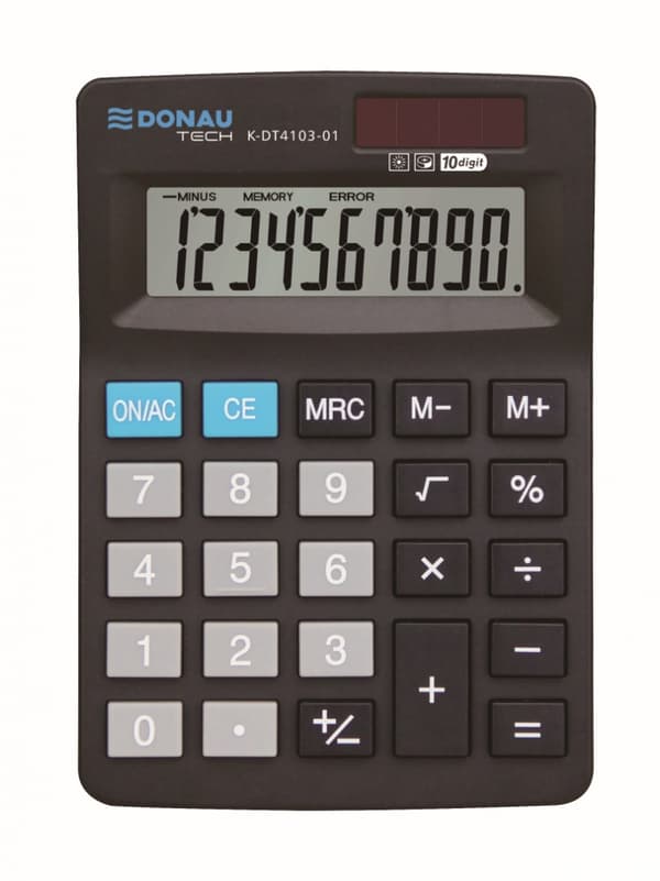 Donau Tech 10-cifret lommeregner K-DT4103