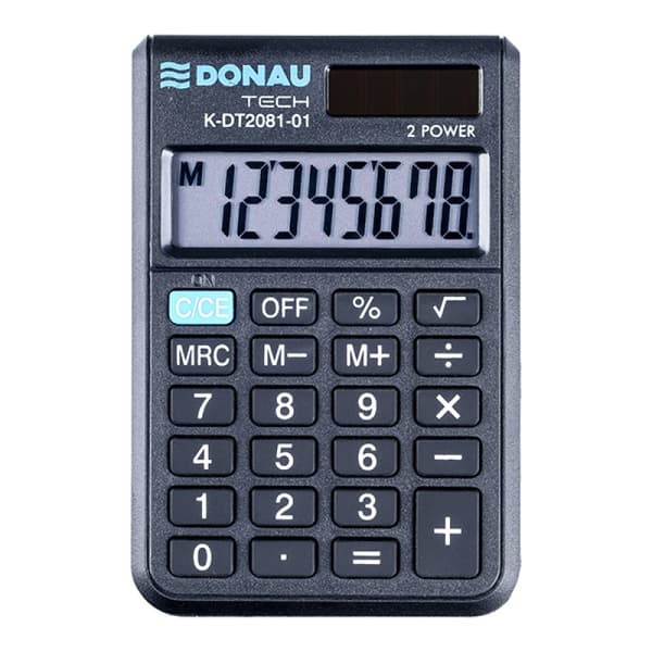 Donau Tech 8-cifret lommeregner K-DT2081