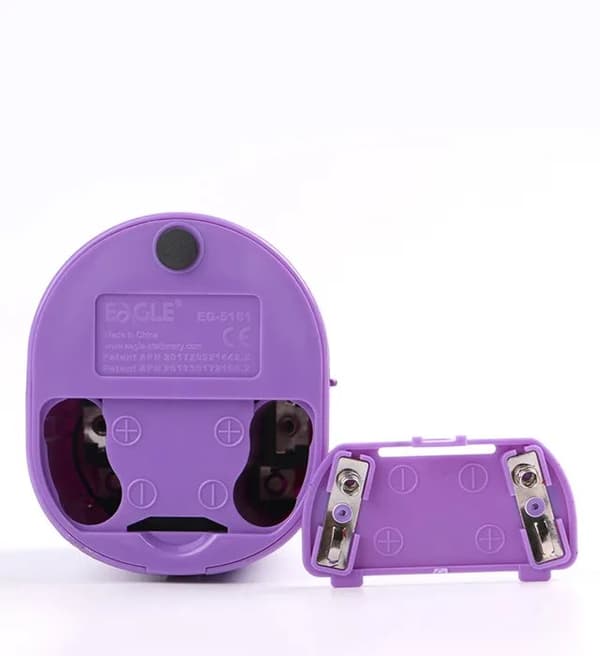 Eagle EG-5161USB elektrisk vässare tvåhål lila 130-1917