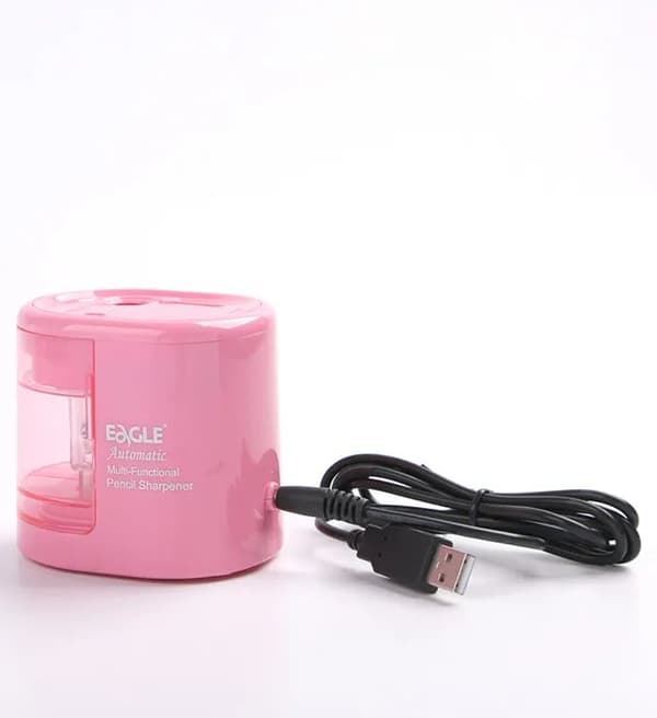 Eagle EG-5161USB elektrisk vässare Tvåhålsrosa 130-1916