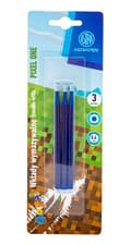 Miniatyrbild 1 av 2: Raderbara refills blå 0,6 mm ASTRAPEN Hoppsan! PIXEL ONE - 3 st. blister 209023901
