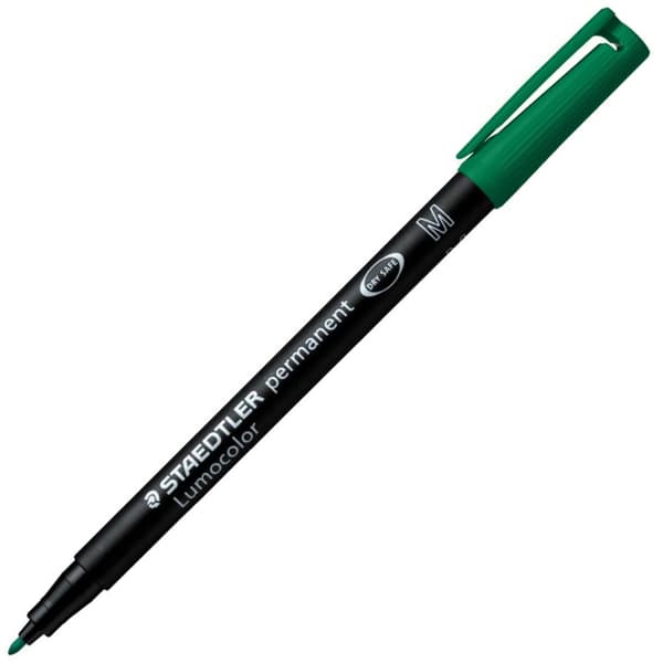 Lumocolor M 317 kalvomerkitsin vihreä 1mm