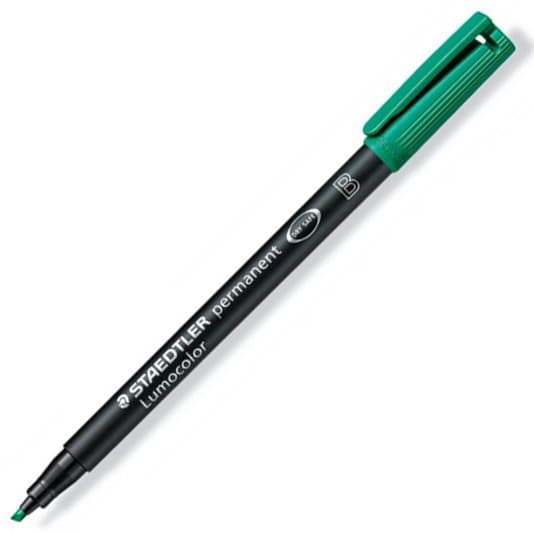 Lumocolor B 314 Folie Marker Grön 1-2,5mm