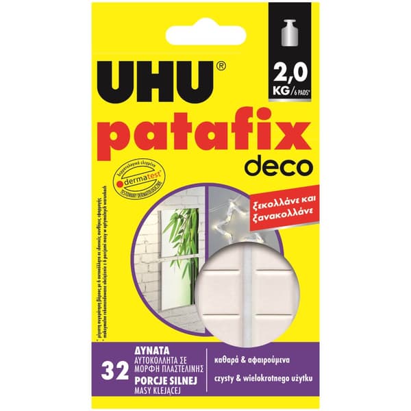 Patafix Home Deco Klæbemasse 32 Stk. Uhu 40015 UHU