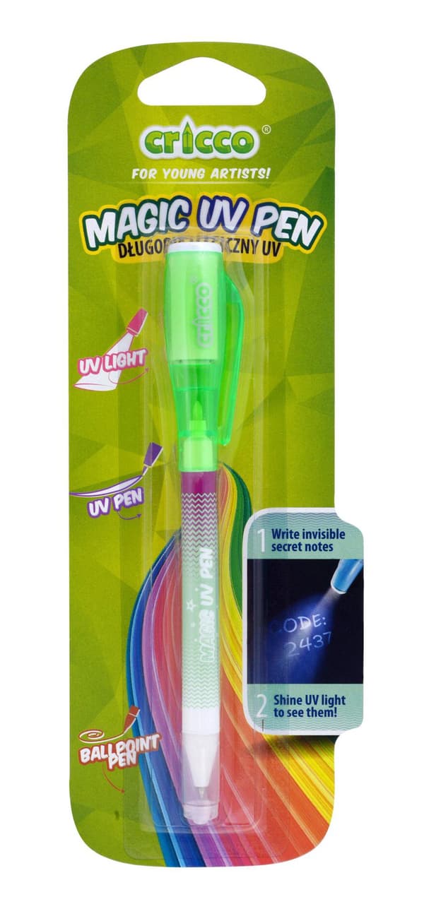 CRICCO INVISIBLE UV MAGIC PEN 1 STK. BLISTER BLANDING AF FARVER CR275