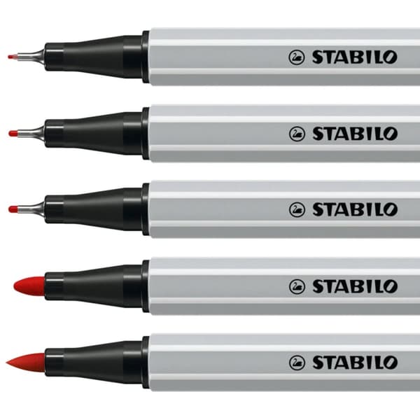 Sæt med STABILO Creative Tips ARTY point 88/Flamaster Pen 68/Flamaster Pen 68 børste metalkasse 30 stk. 89/30-6-1-20