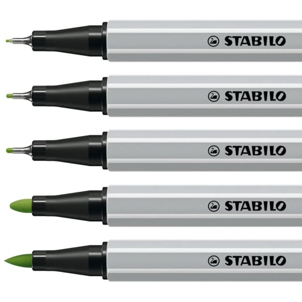 Set STABILO Creative Tips ARTY point 88/Flamaster Pen 68/Flamaster Pen 68 pensel - pastellfärger - metallfodral 30 st