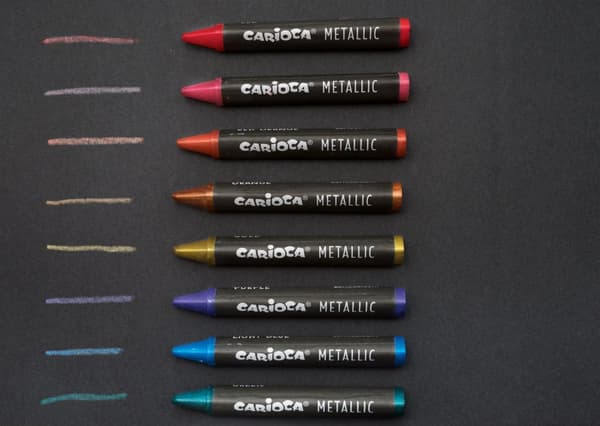 CARIOCA voksblyanter metallic 8 farver (43163)