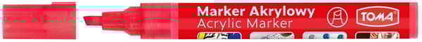 Toma Akryl Marker 402 Rundt Sæt Blandingsfarver 8 styk TO-40298