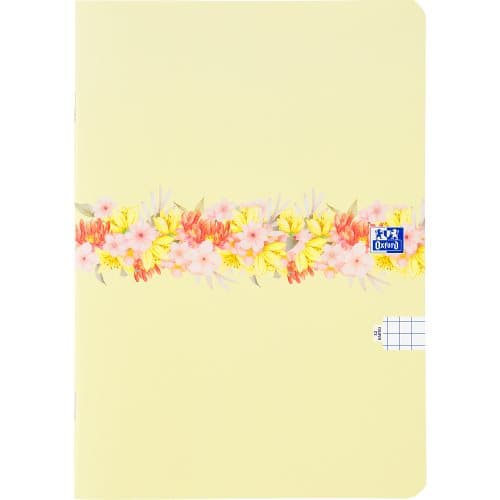 Oxford Flowers Notebook A5/32k rutnät med marginal 400181449