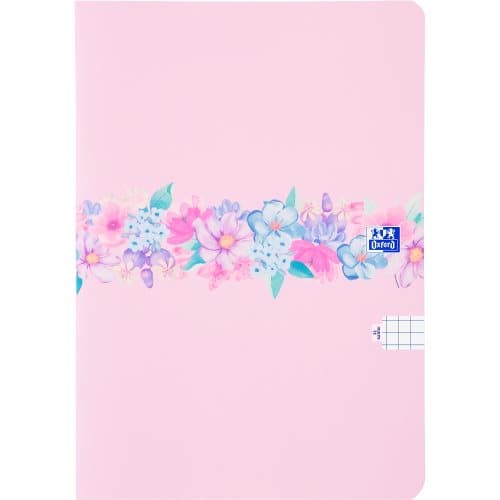 Oxford Flowers Notebook A5/32k gitter med margen 400181449