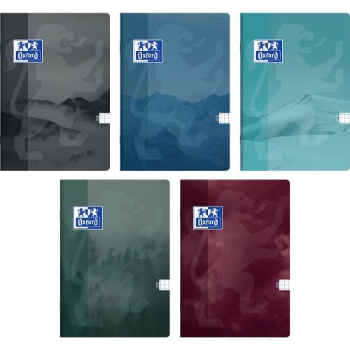 Oxford Teen Notebook A5/60k gitter med marginmix 400184619