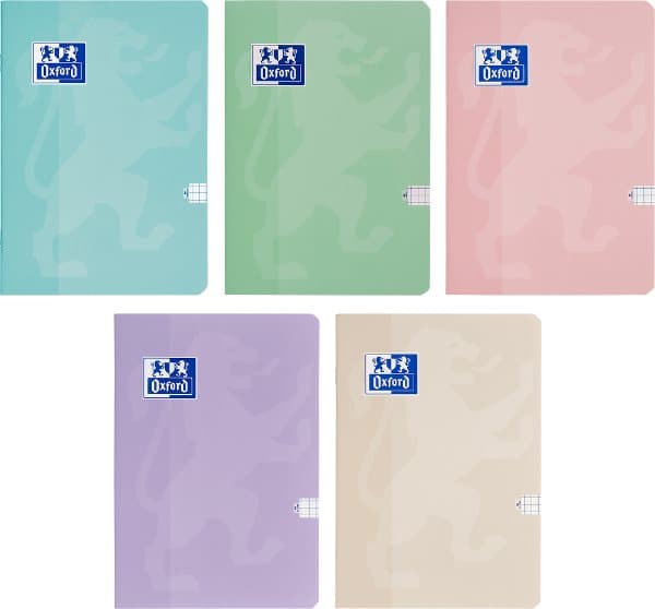 Oxford Touch Pastel Notebook A5/32k rutnät med marginal 400175313