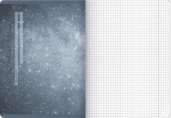 Top 2000 Bird's Eye Notebook A5/60k gitter med margen 400182435
