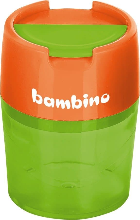 Bambino dobbelt metalsliber med beholder