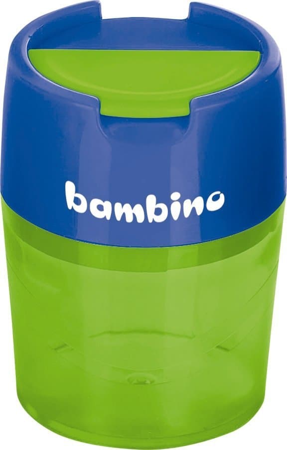 Bambino dobbelt metalsliber med beholder