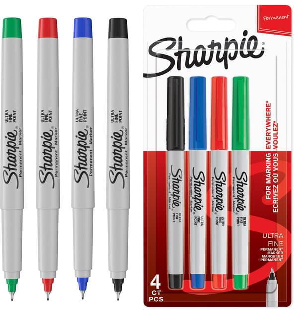 Sharpie Ultra-Fine FUN Permanent Marker 4 st 1985879