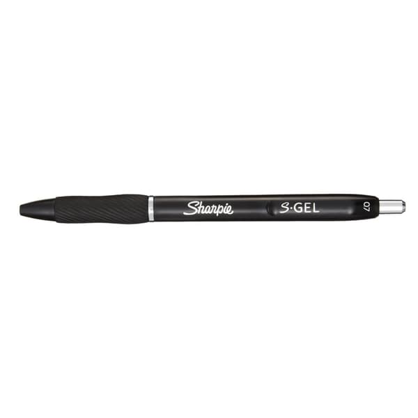 Sharpie S-GEL 3 st. svart på blister 2136598