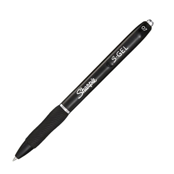 Sharpie S-GEL 3 st. svart på blister 2136598