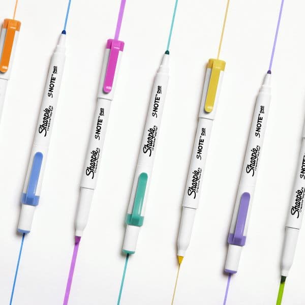 Sharpie S-note DUO Mix färger 8 st. 2182116