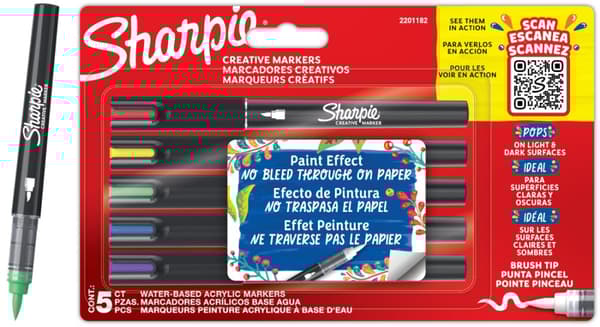 Sharpie Creative ACRYLIC markörer set - 5 st 2201182