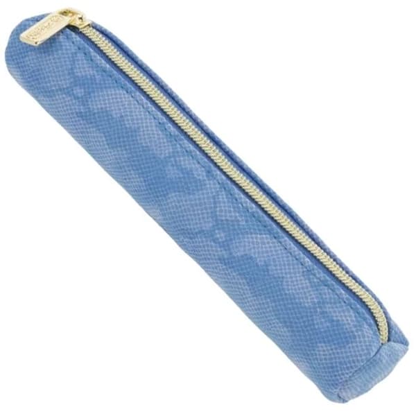 Pennfodral Kosmetikfodral Snake Rund Blå Herlitz 50046621