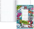 Miniatyrbillede 7 af 7: Notesbog A4/32 gitter til børns graffiti Herlitz 9500325