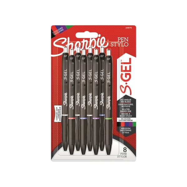 Sharpie S-Gel multi-farve gel pen 0,7 mm 8 stk 2198778