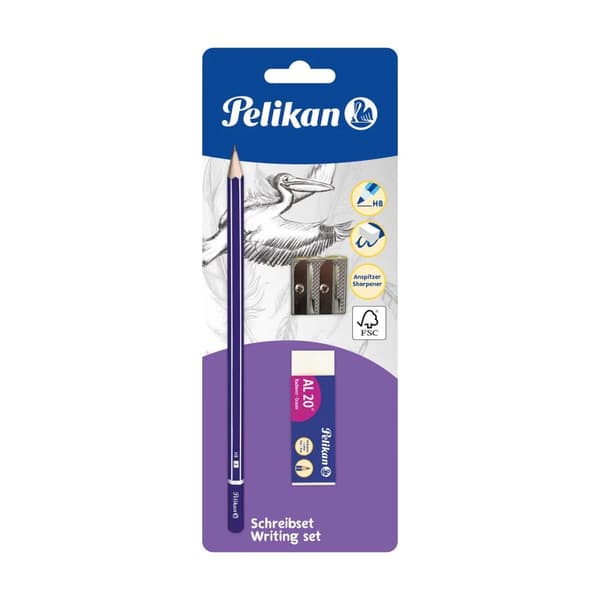 Pelikan blyant + viskelæder + spidser sæt 807425