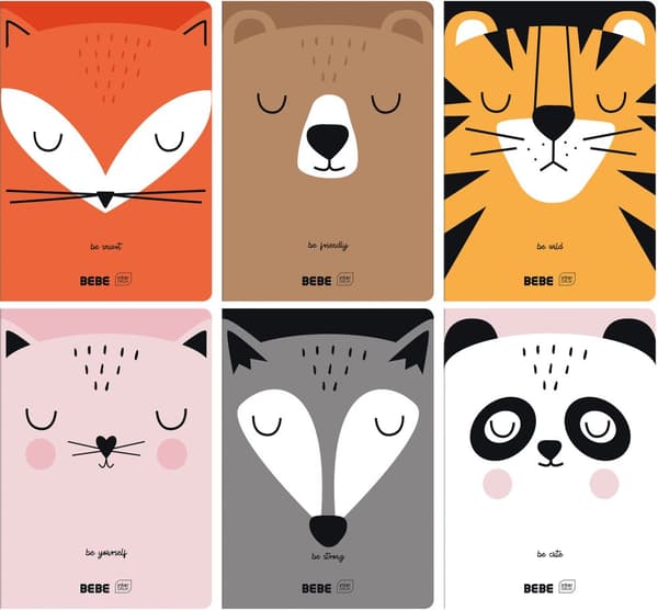 Notebook A5 32# Grid BB Friends Intertryck