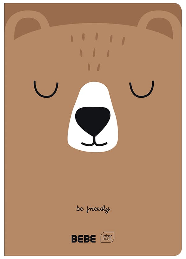 Notebook A5 32# Grid BB Friends Intertryck