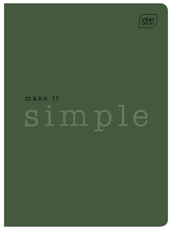 A5 notesbog 60# gitterkarton med prægning Simple Interdruk