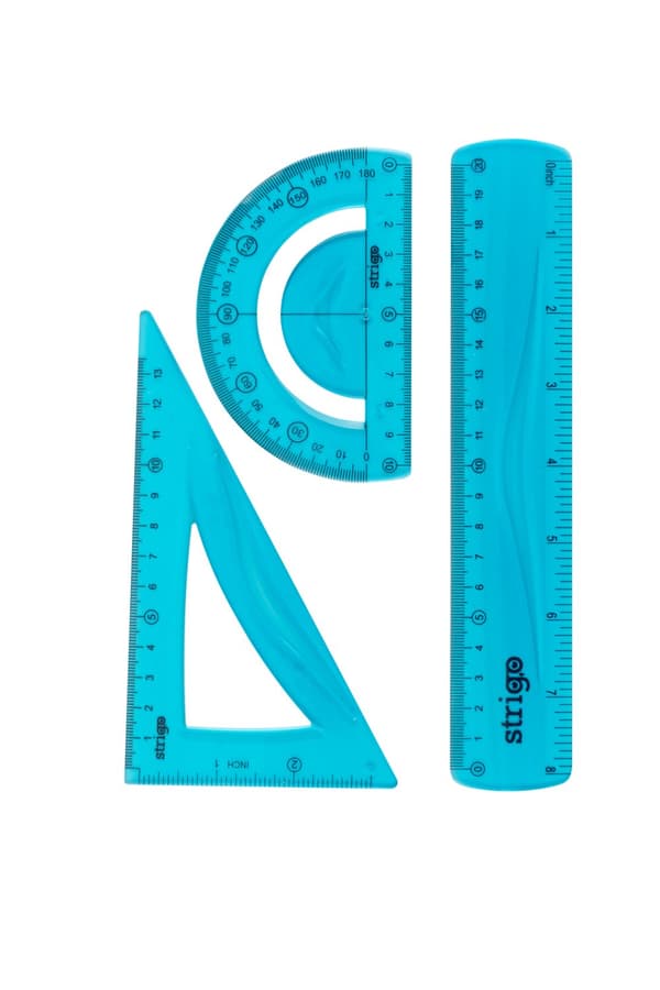 Strigo Geometric Flexible Blue SSC073 Sæt