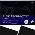 Miniatyrbild 1 av 2: Tekniskt block A4/10 Svart 170g Interdruk