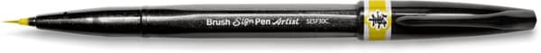 Penselskylt Penna Artist Bokstäver Set 12 färger SESF30C-ST12 Pentel
