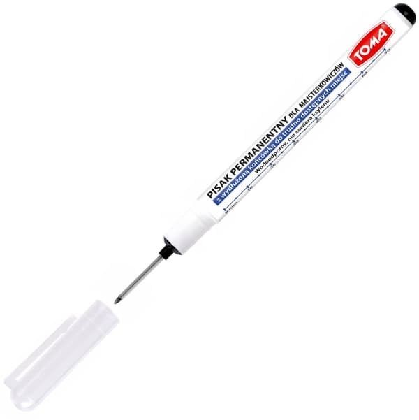Toma Permanent Marker Med förlängd spets TO-32630 Svart