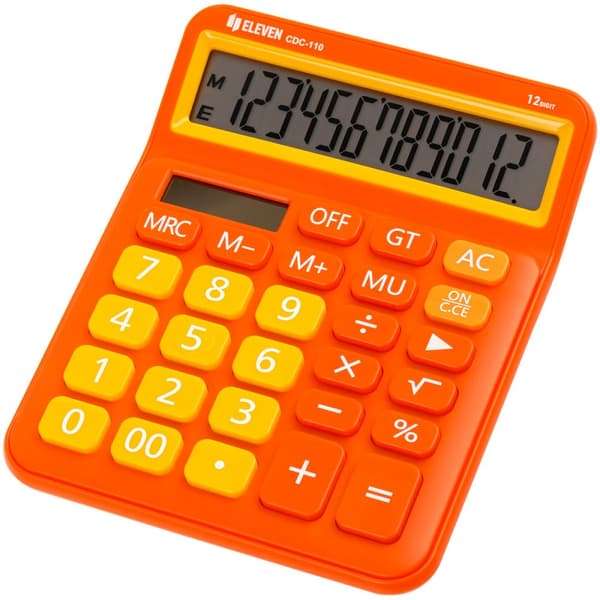 Lommeregner Eleven CDC-110ORE Orange