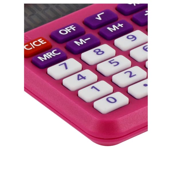 Yksitoista laskin LC-110NR-PKE vaaleanpunainen