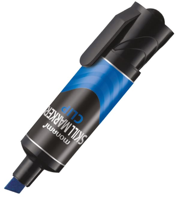 SKILL MARKER CLIP Industrial Marker Blue Monami (2080136108)