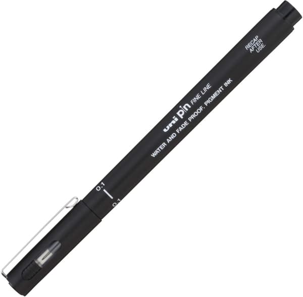 Tegning fineliner UNI PIN 200 (01-09) 5 stk 206498