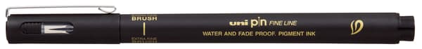 UNI PIN 200 Brush Art tegnepen 5 stk 206476