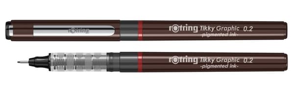 Tikky Graphic 0,2 mm Rotring sort tegnepen