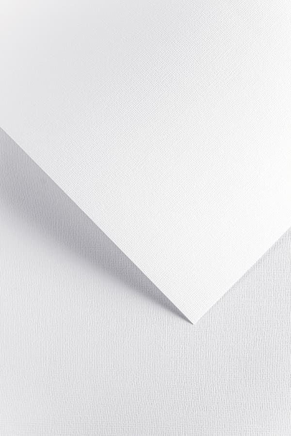 Dekorativt papir linned hvid /20 stk/ 220g '201831' Galeria Papieru