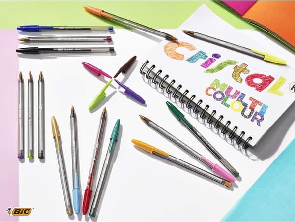 Bic Cristal Multi Color Kuglepen 10 Farver Mix 943437